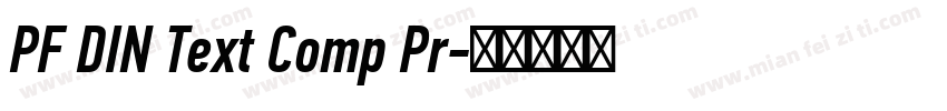 PF DIN Text Comp Pr字体转换